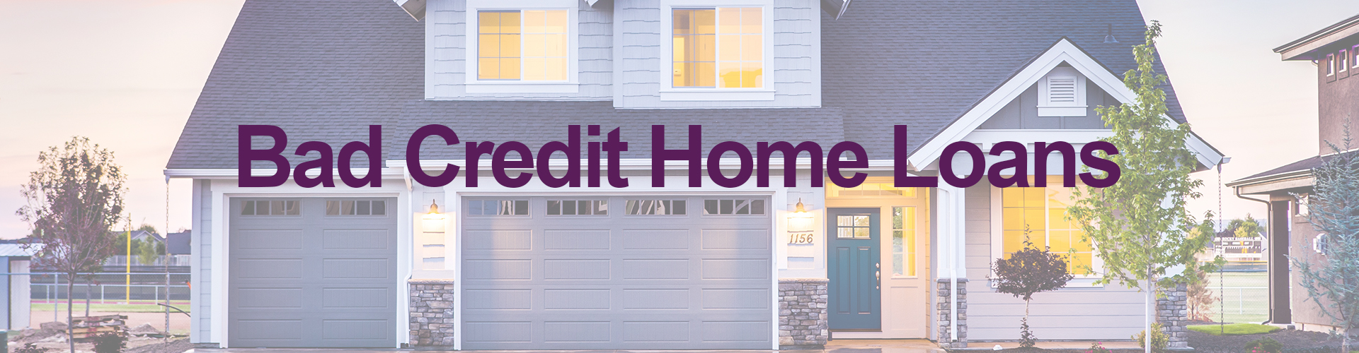 bad credit home loans