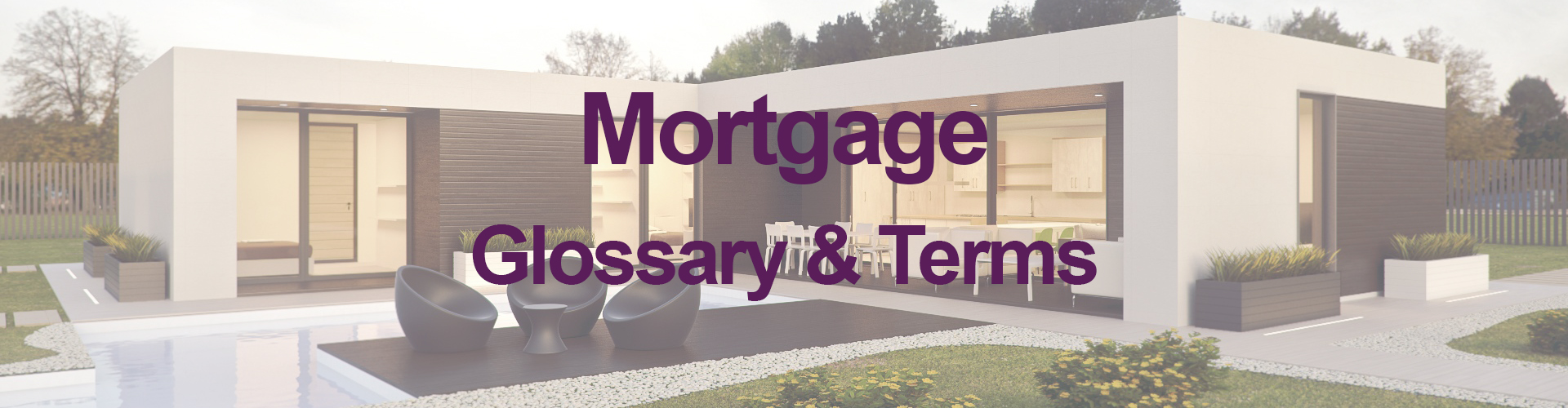 mortgage glossary